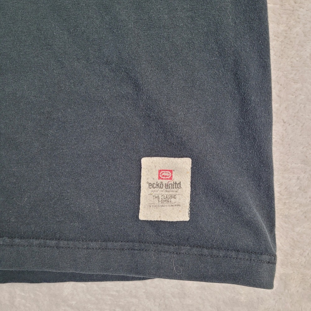 Ecko Unltd T-Shirt Mens Large Black Art of War Helmet Graphic Streetwear Tee Y2K - Picture 5 of 13